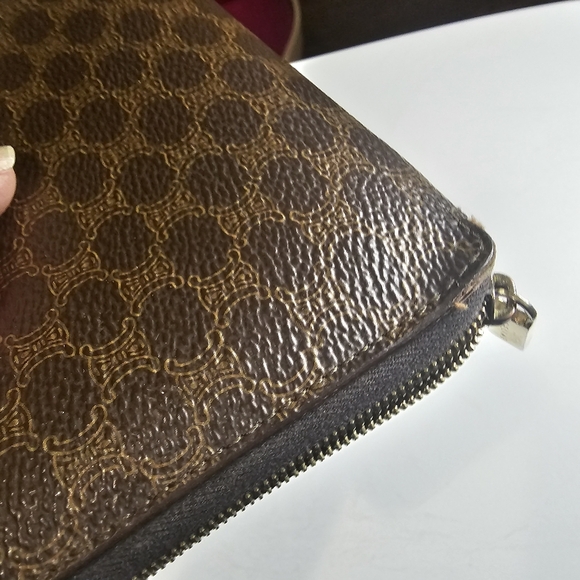 Authentic Celine Macadam zippy wallet. - Picture 2 of 10